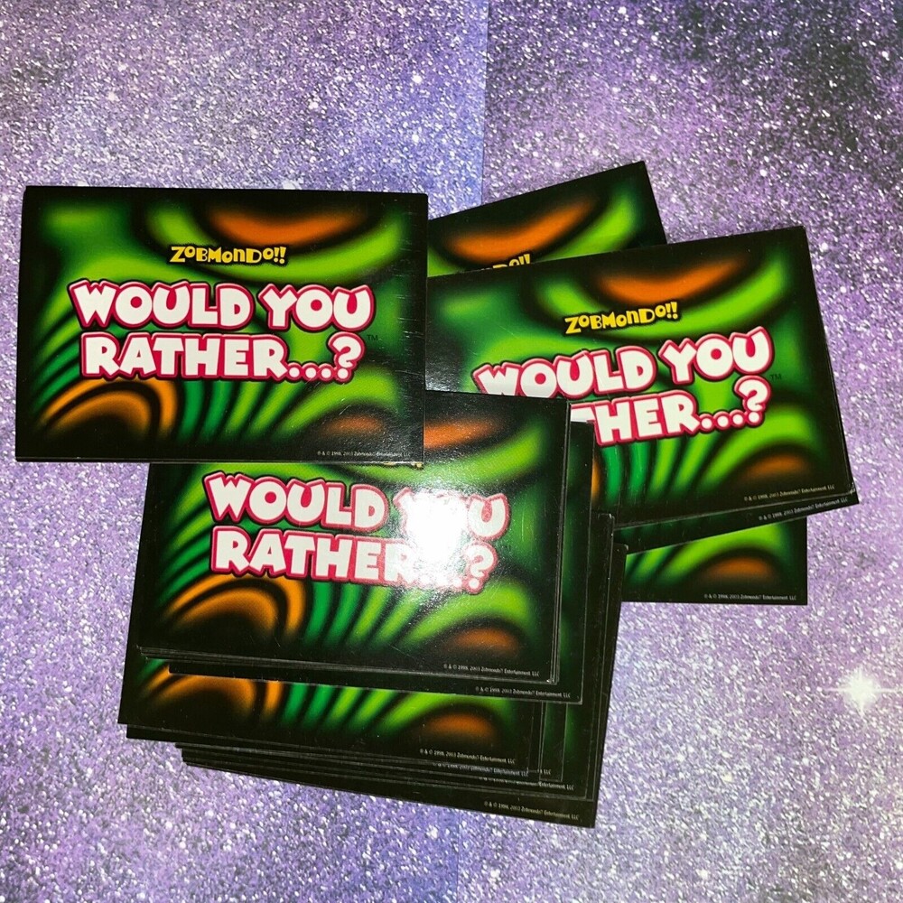 Cranium Zooreka Would You Rather Game Replacement Parts 25 Cards